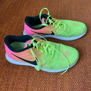 NEON Nike Run Shoes 10